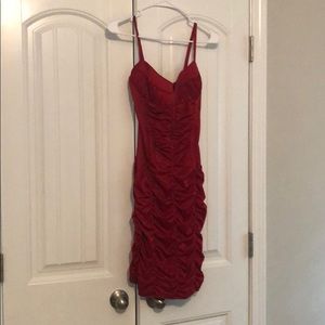 Red Bebe dress